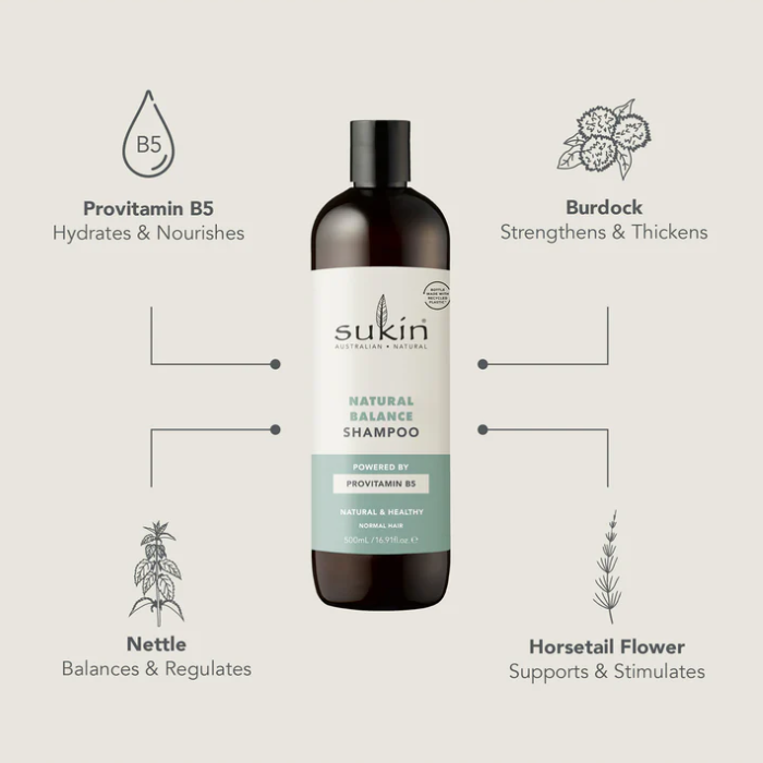 Sukin Natural Balance Shampoo 500 ml