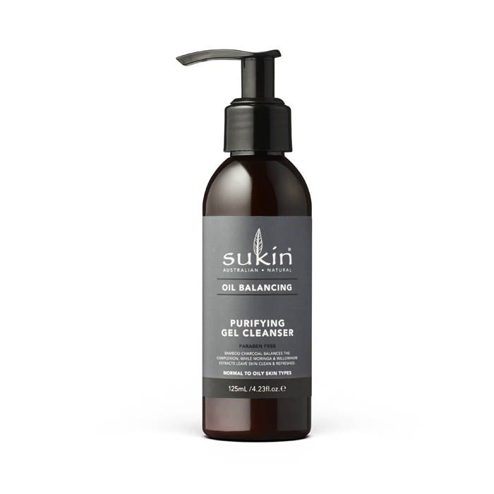 Sukin Oil Balancing Charcoal Purifyng Gel Cleanser 125 ml