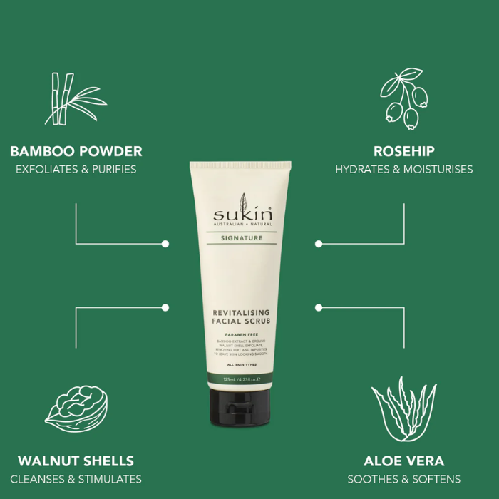 Sukin Revitalising Facial Scrub 125 ml