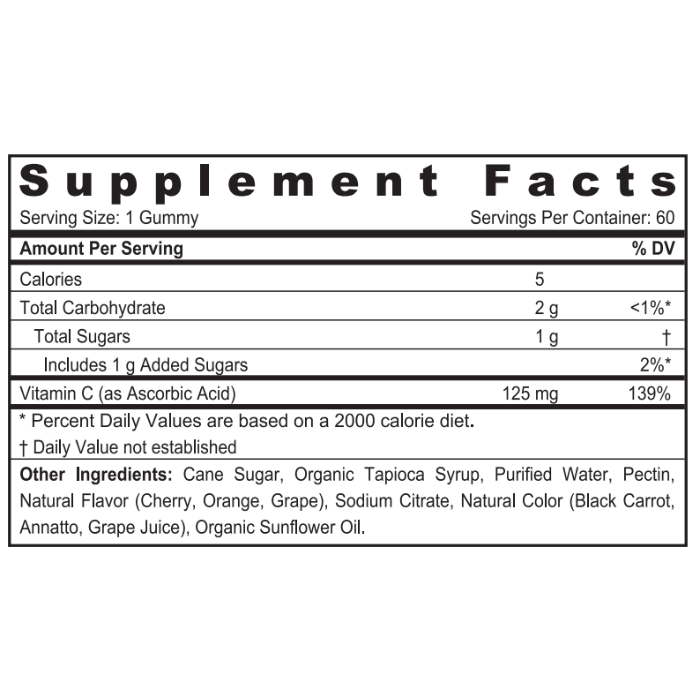 Sunshine Nutrition Cool Gummies Vitamin C 60's Bogo Offer Pack Of 2