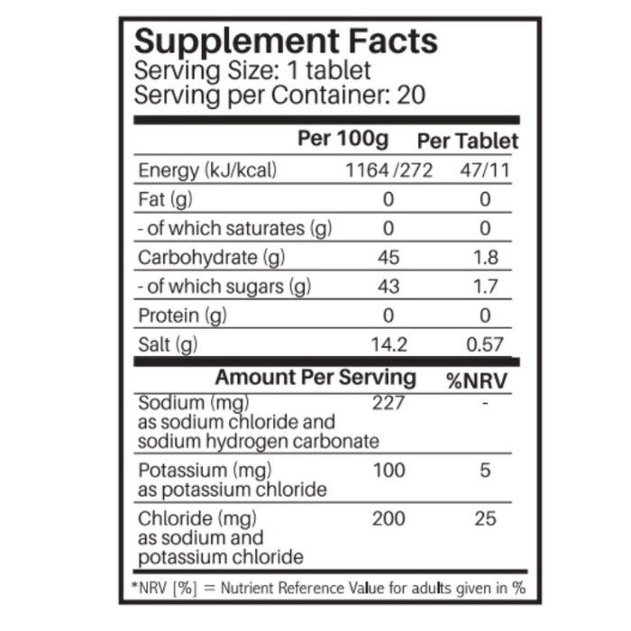 Sunshine Nutrition Isotonic Electrolyte Effervescent 20 Tablets Value Pack