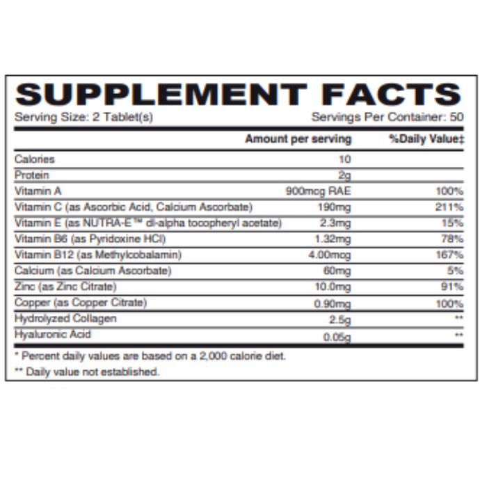 Sunshine Nutrition Marine Collagen With Vitamin C & E 100 Tabs