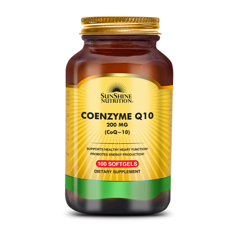 Sunshine Nutrition CoQ10 200mg 100 Softgels