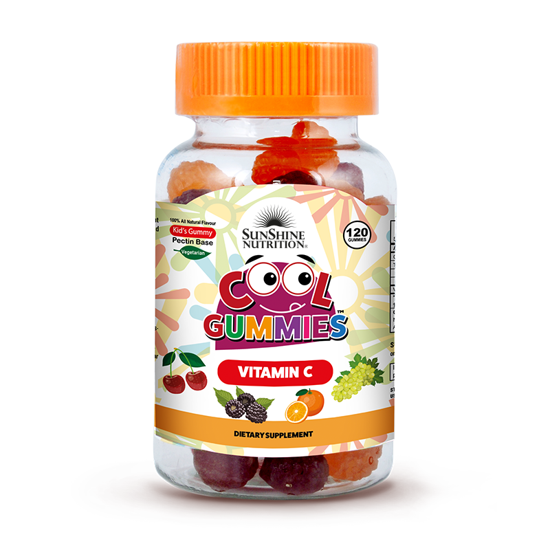 سن شاين نيوترشن كوول فيتمين سي للاطفال 120 حلوي المضغ