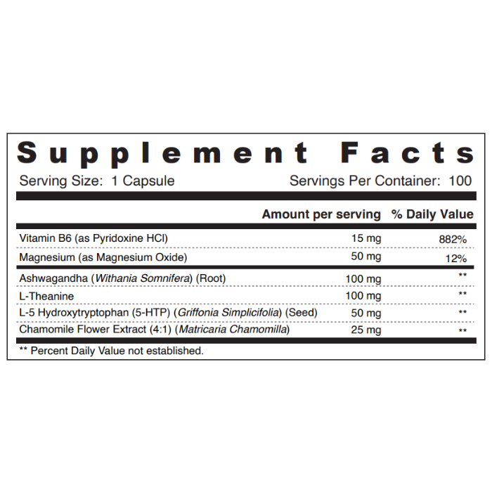 Sunshine Nutrition Evening Relax 100 Vegetable Capsules