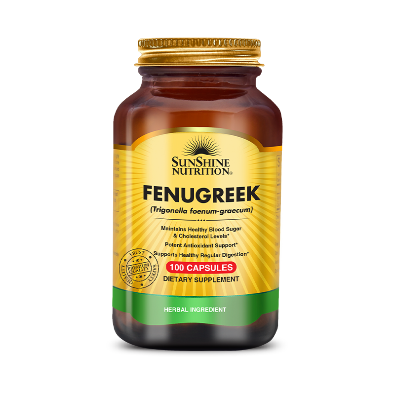 Sunshine Nutrition Fenugreek 610Mg Capsules 100's
