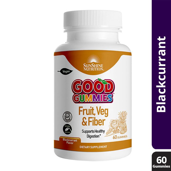 صن شاين نيوتريشن جود جاميز فواكه وخضروات وألياف 60 قرص