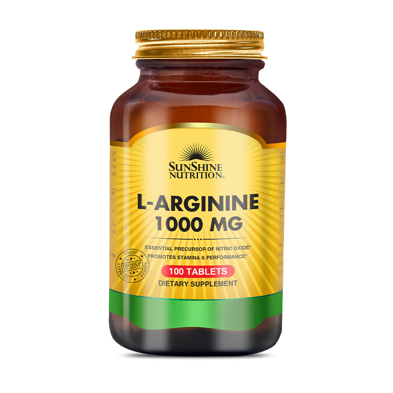 Sunshine Nutrition L-Arginine 1000mg Tabs 100's