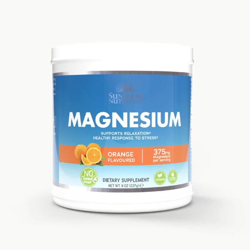 Sunshine Nutrition Magnesium Powder Orange 8oz