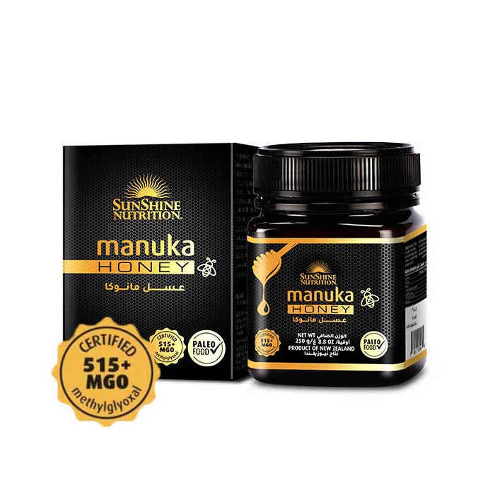 Sunshine Nutrition Manuka Honey 515+ MGO 250g