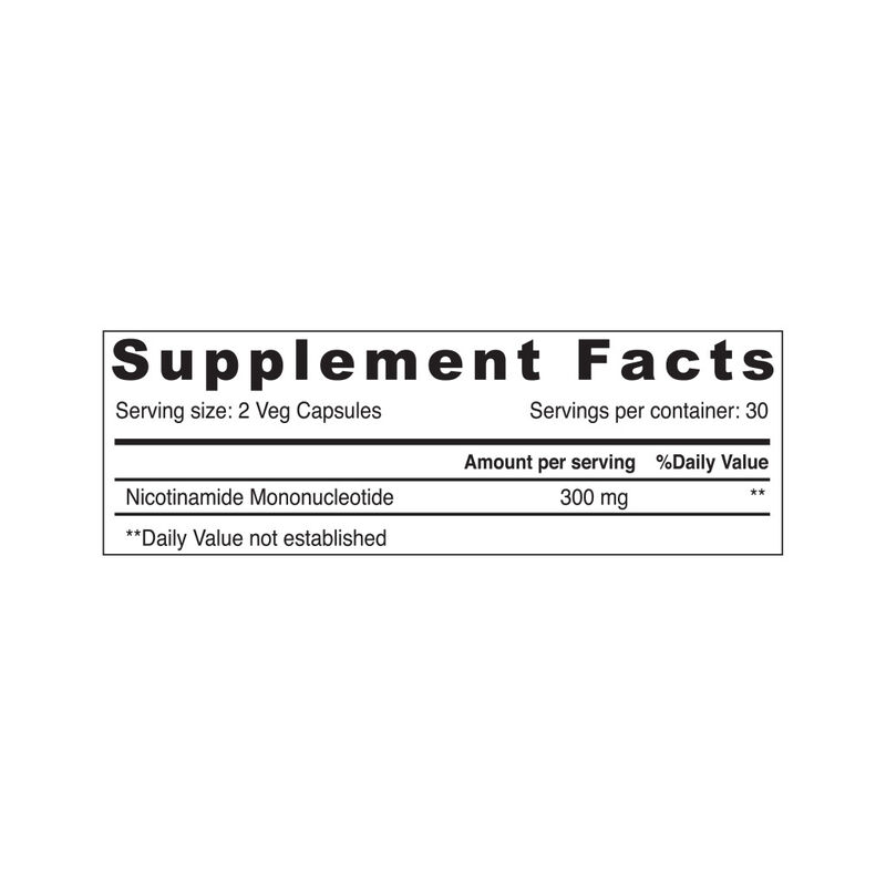 Sunshine Nutrition NMN Nicotinamide 300mg V-Capsule 60s