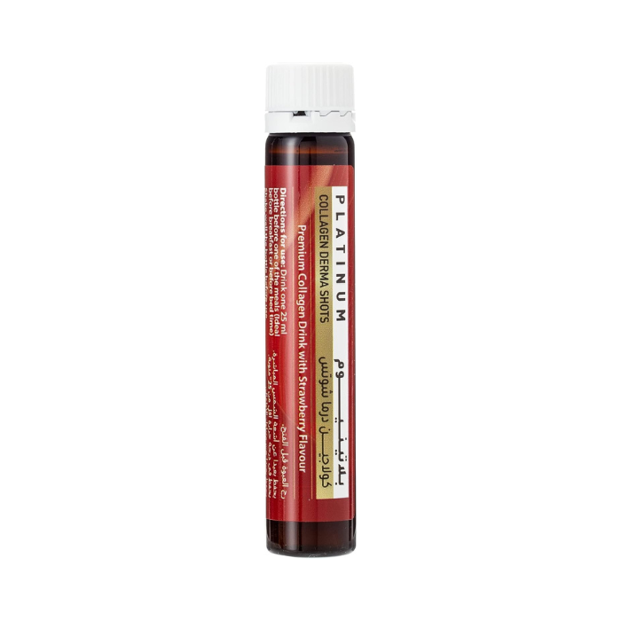 Sunshine Nutrition Platinum Collagen Shots – 20 x 25ml, For Youthful Skin & Natural Glow