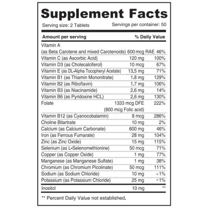 Sunshine Nutrition Prenatal Support Tablet 100's
