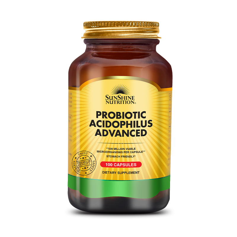 صن شاين بيريبيوتك اسيدوفيلوس المتقدم 100 كبسولة