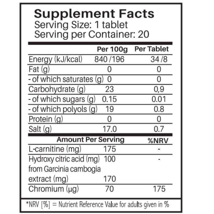 Sunshine Nutrition Slim Support Efferv Pineapple  Tabs 20's