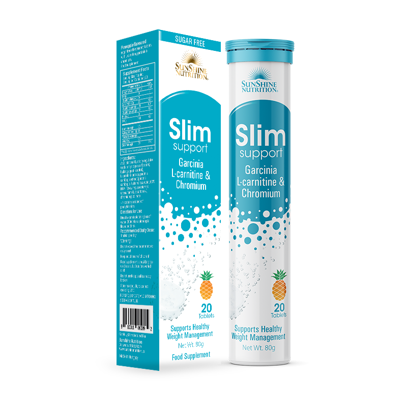 Sunshine Nutrition Slim Support Efferv Pineapple  Tabs 20's