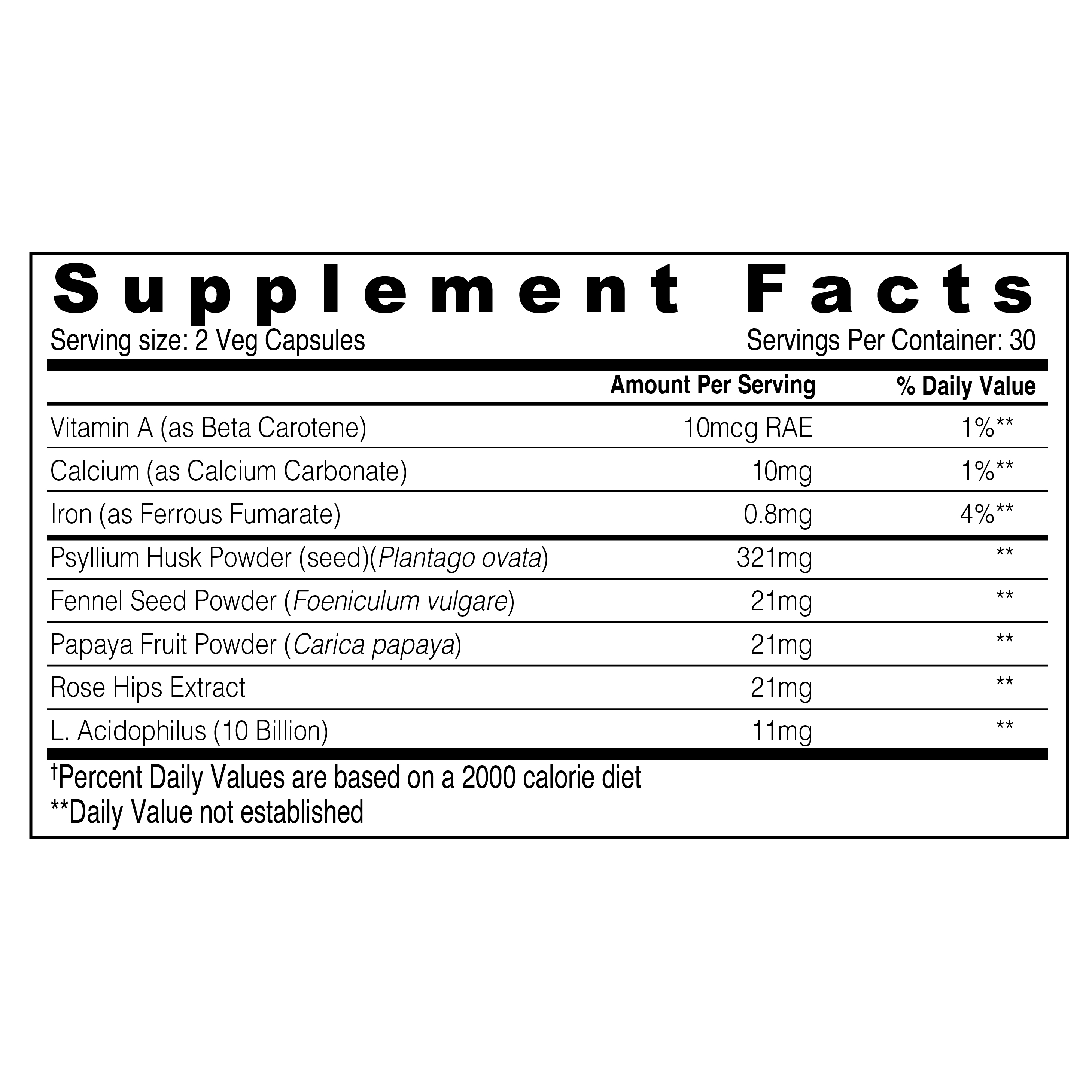 Sunshine Nutrition Ultimate Colon Purifier, Fiber, Probiotic & Digestive Cleanse, 60 Vegetarian Capsules