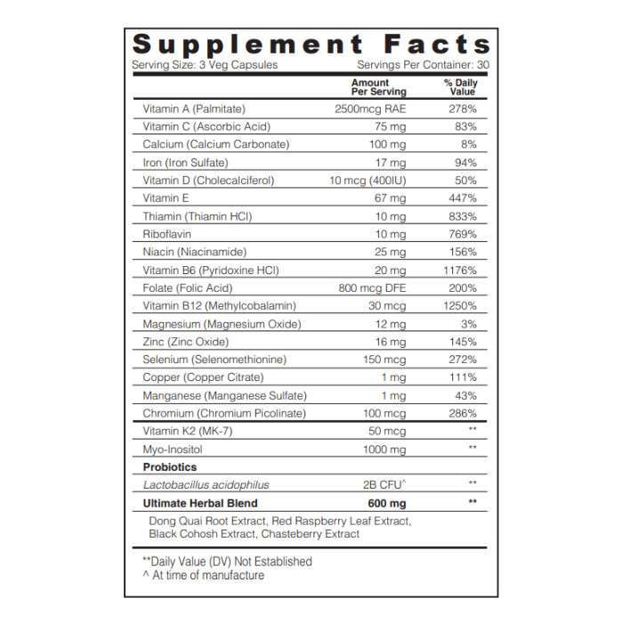 Sunshine Nutrition Ultimate Her Multivitamin Capsule 90's
