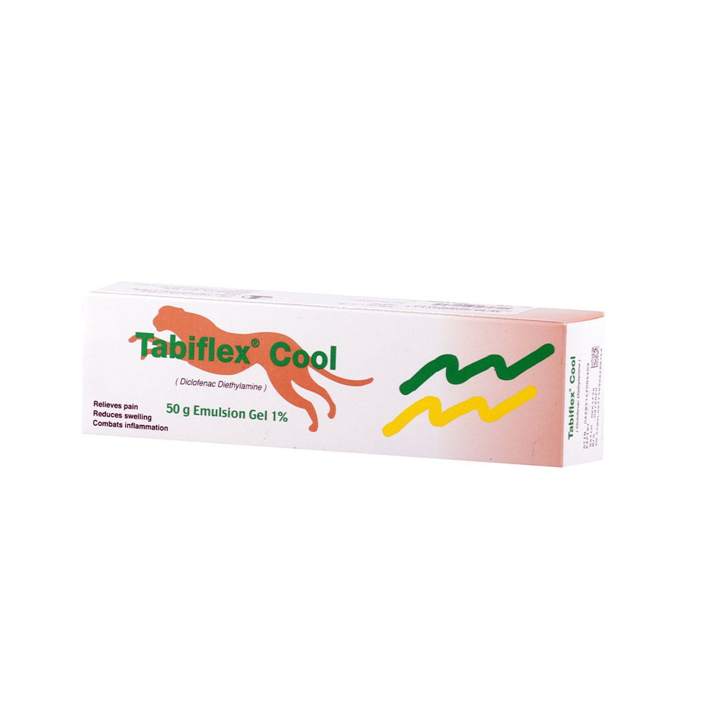 Tabiflex Cool 1% Emulsion Gel 50gm Tube