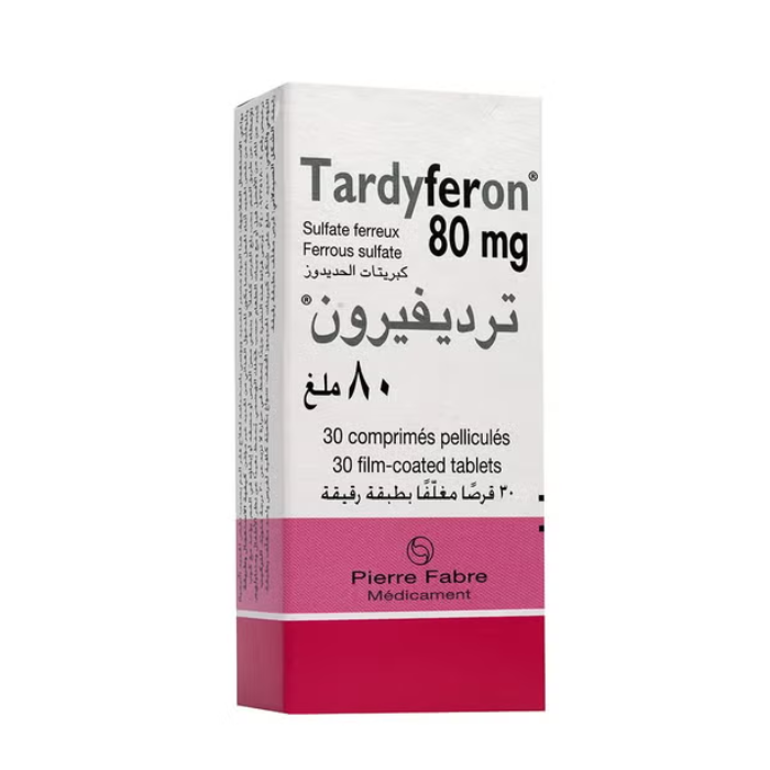 Tardyferon 80mg Tablet 30s