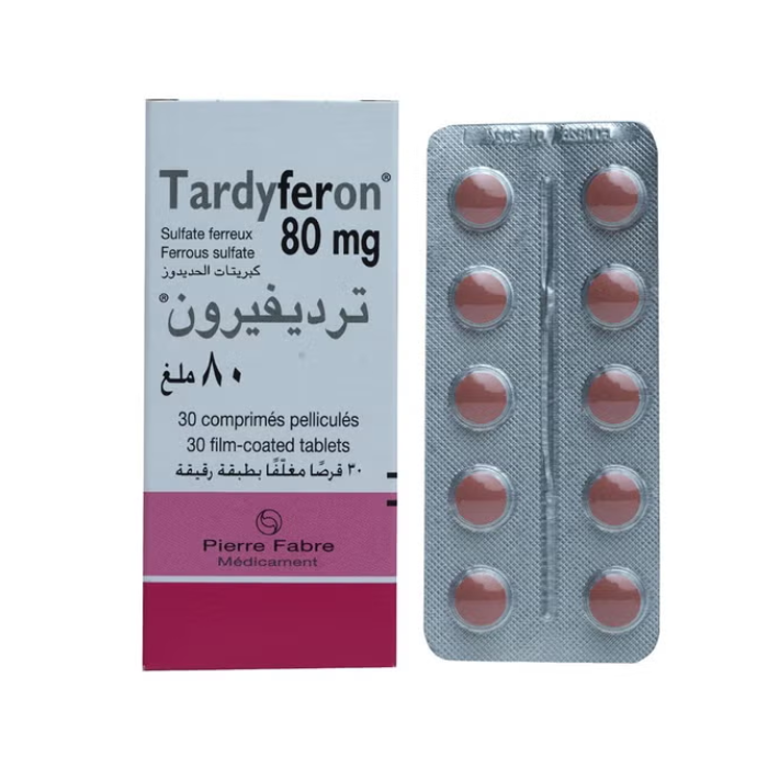 Tardyferon 80mg Tablet 30s