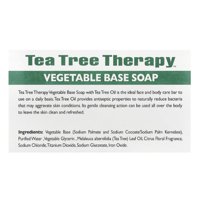 Tea Tree Therapy Vegetable Base Bar soap 99 g