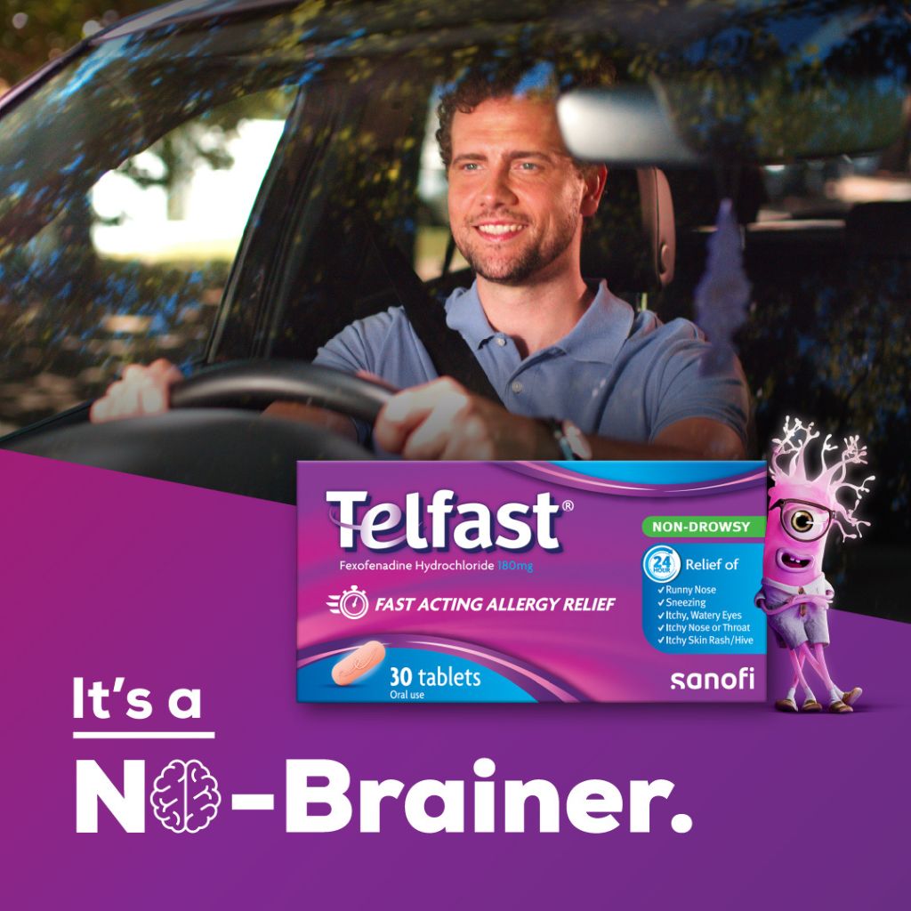 Telfast 180 mg Tablets 30's