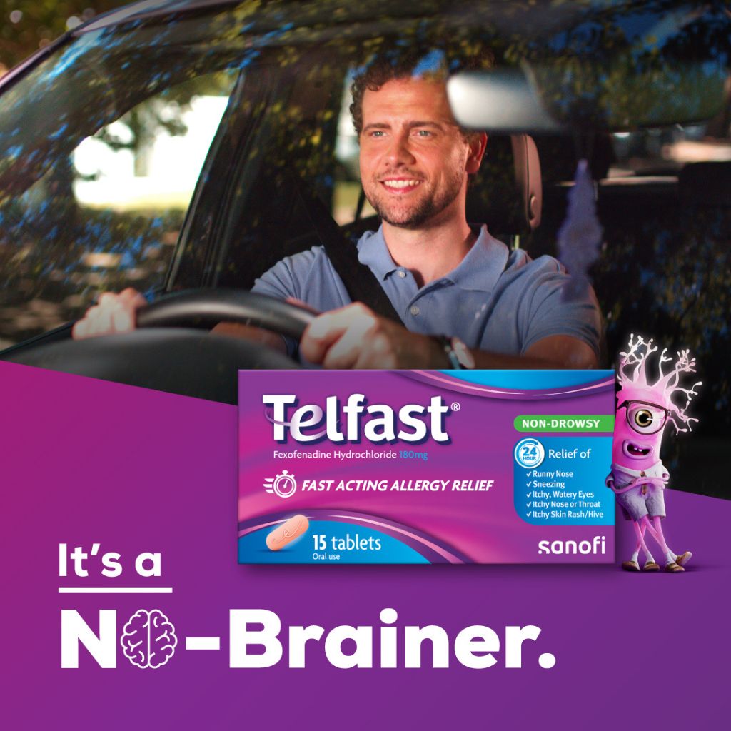 Telfast 180mg Tablets 15's