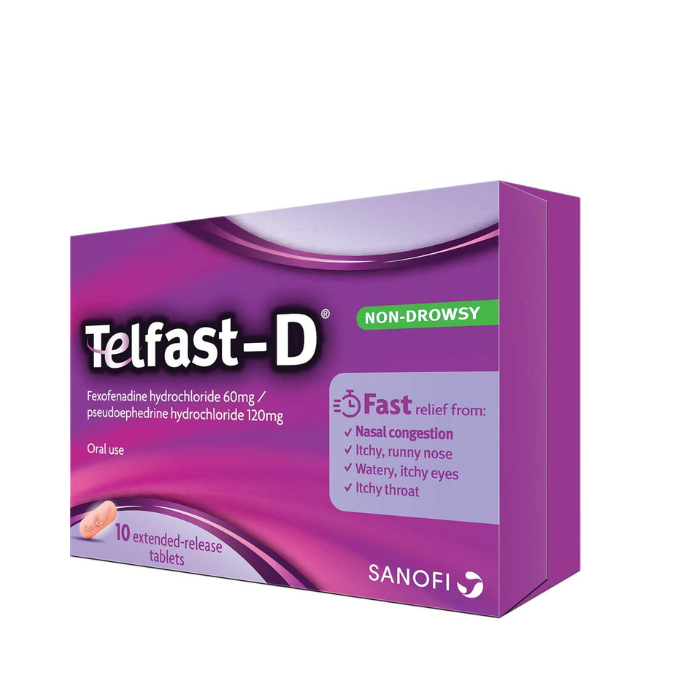 Telfast D Tablet 10's