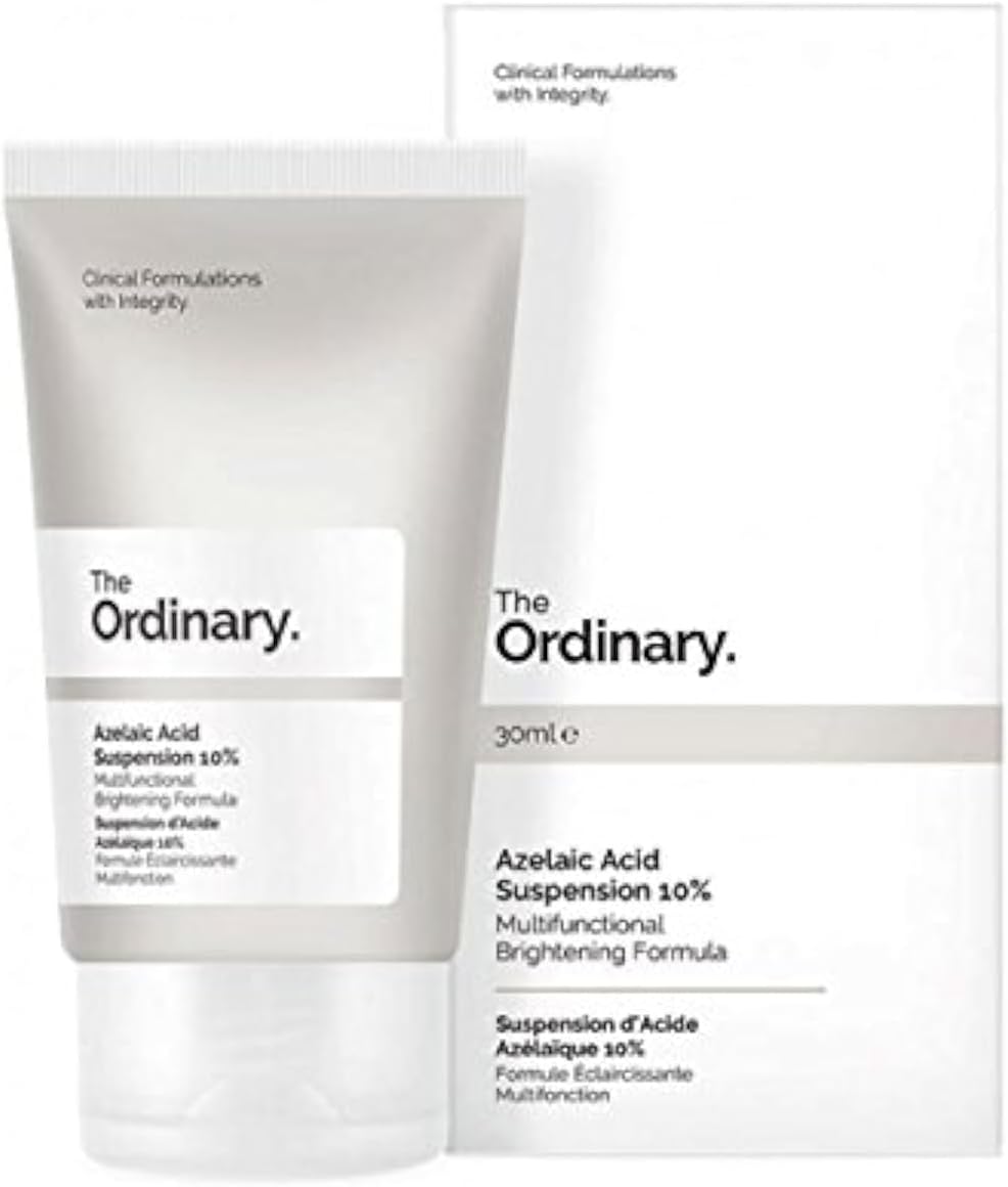 The Ordinary Azelaic Acid Suspension 10%, Brightening Cream for Uneven Tone, Texture and Redness - 30ml