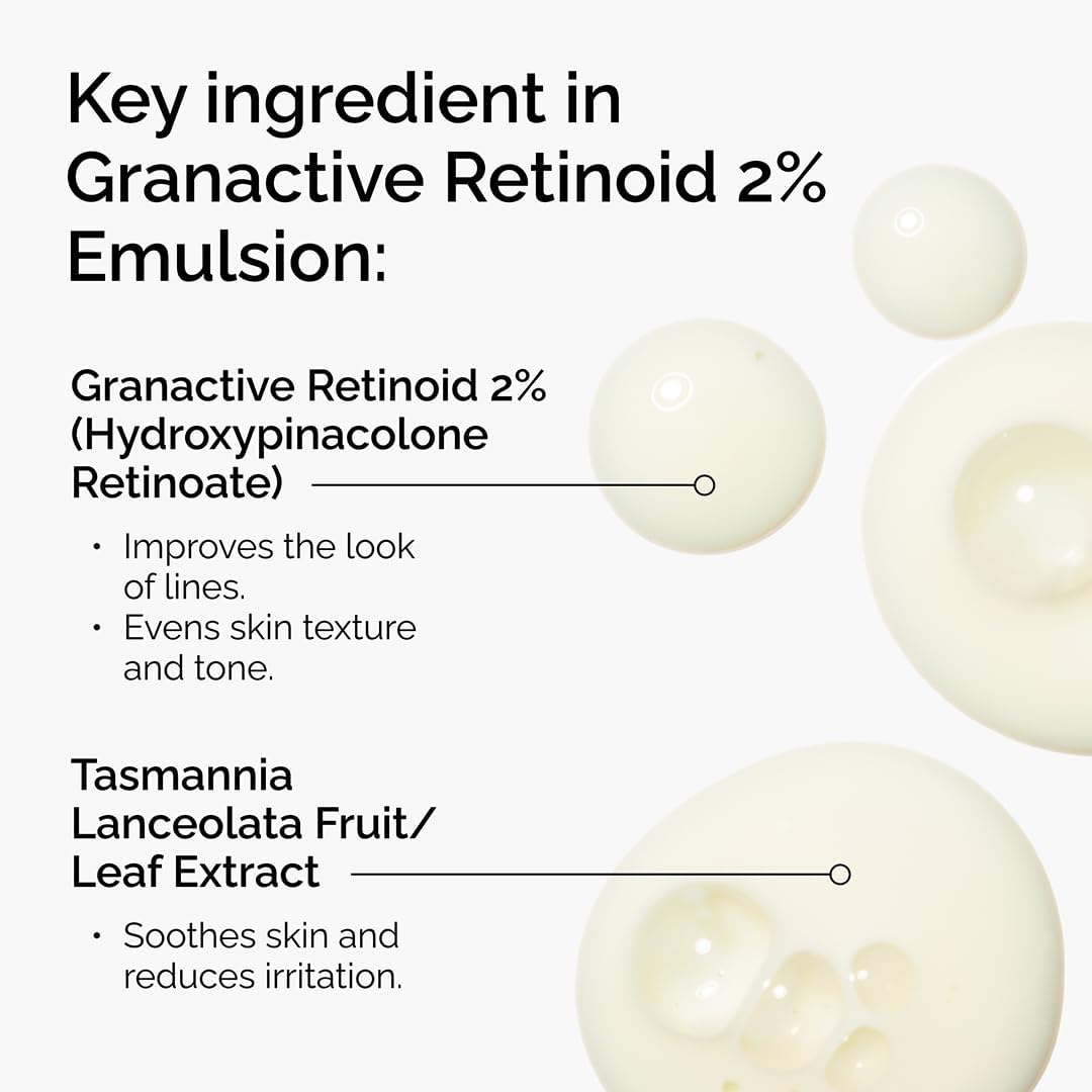 The Ordinary Granactive Retinoid 2% Emulsion, Advanced Retinol Alternative Serum for Anti-Aging - 30ml