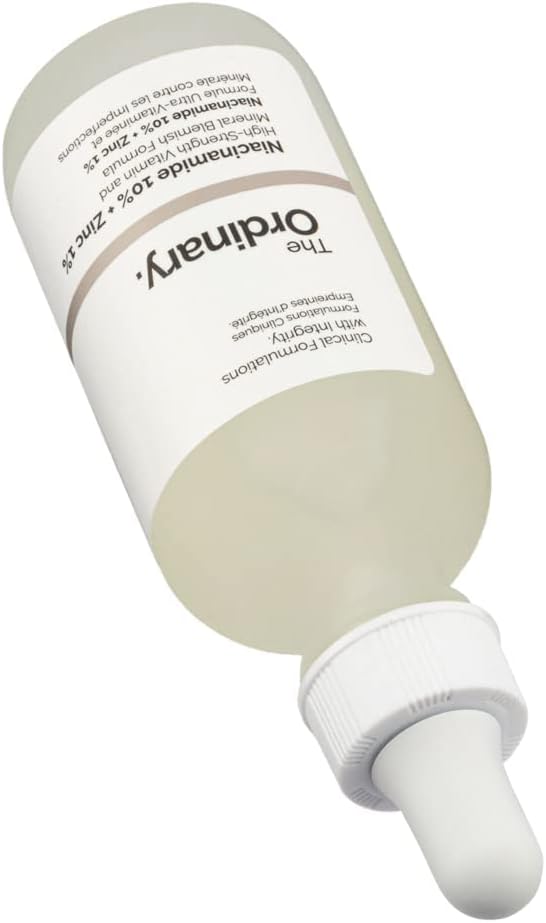 The Ordinary Niacinamide 10% + Zinc 1%, Brightening and Oil-Control Serum for Clear Skin - 60ml