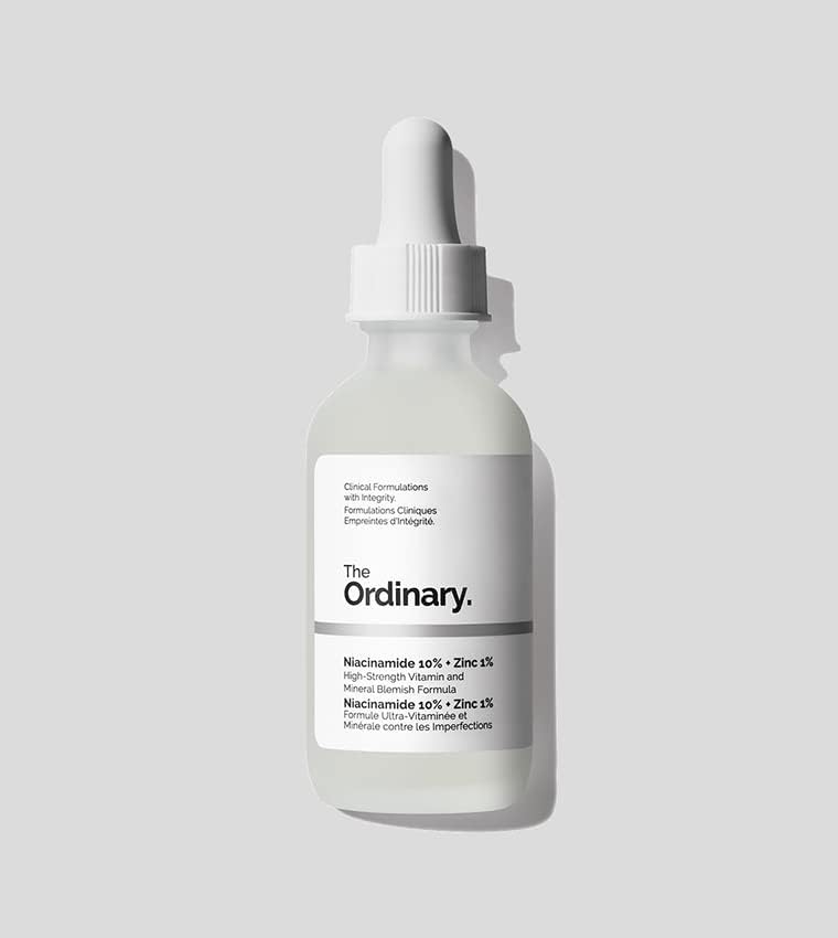 The Ordinary Niacinamide 10% + Zinc 1%, Brightening and Oil-Control Serum for Clear Skin - 60ml