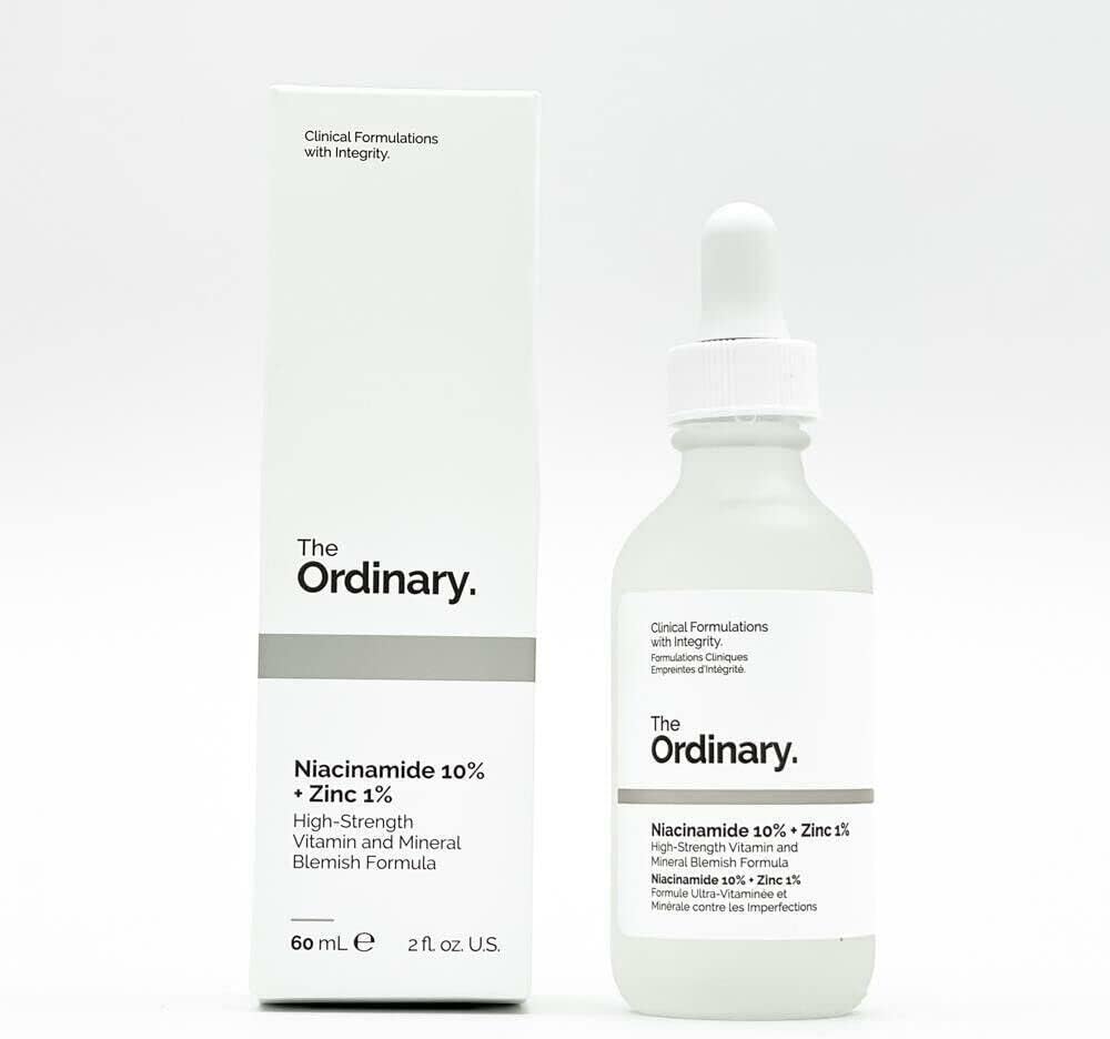 The Ordinary Niacinamide 10% + Zinc 1%, Brightening and Oil-Control Serum for Clear Skin - 60ml