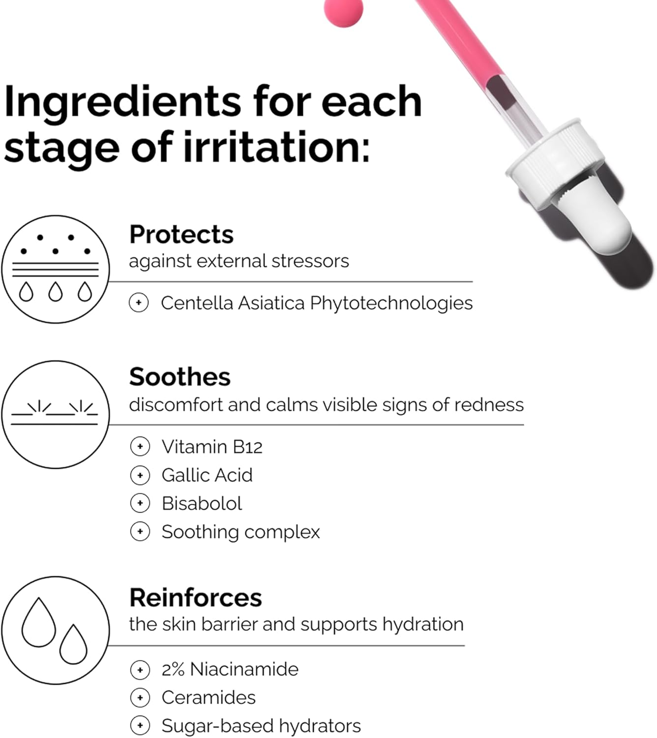 The Ordinary Soothing and Barrier Support Serum, Hydrating Serum to Repair Skin, Calm Redness and Irritation - 30ml