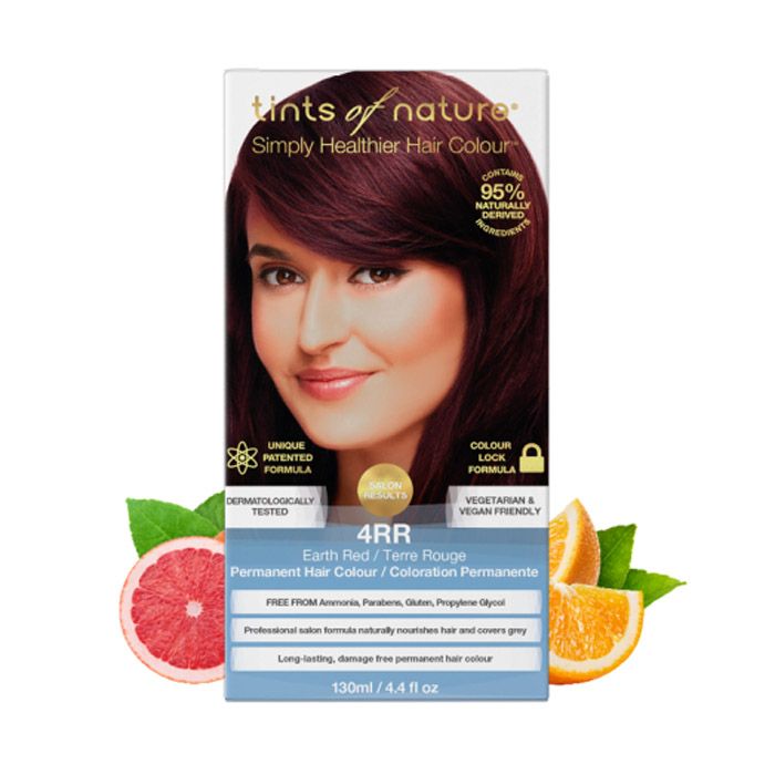Tints Of Nature Permanent Hair Color - 4RR Earth Red