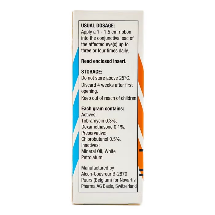 Tobradex Eye Ointment 3.5g