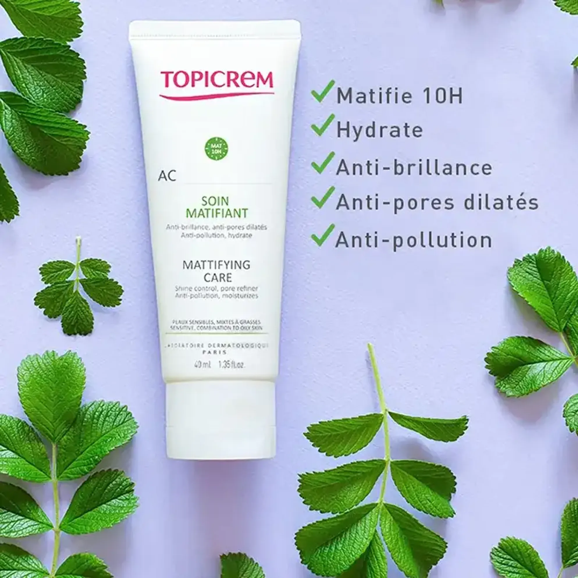 Topicrem Ac Mattifying Care 40 ml