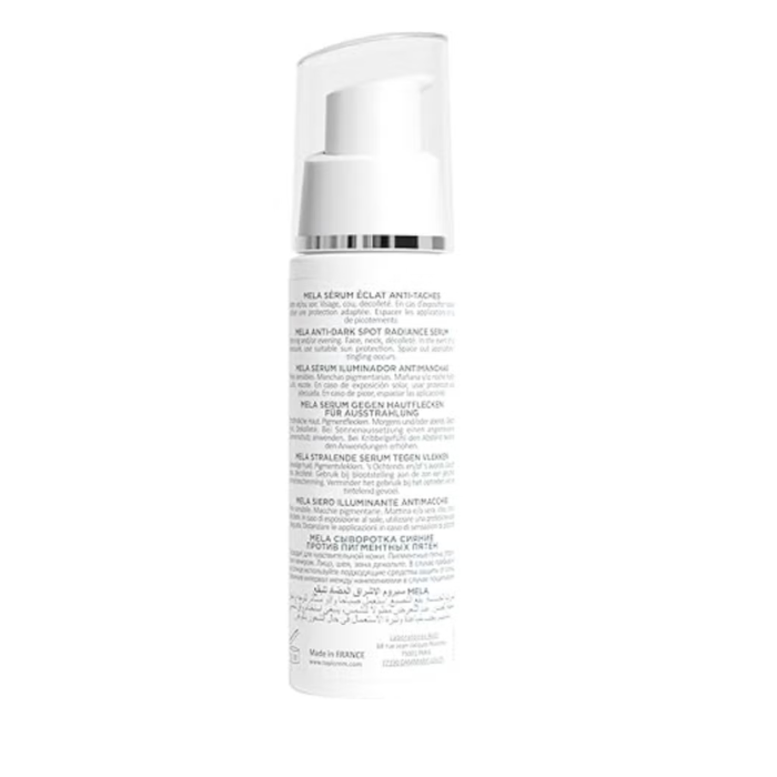 Topicrem MELA Anti-Dark Spot Radiance Serum, Brightening, Even Tone and Glow Booster, 30ml
