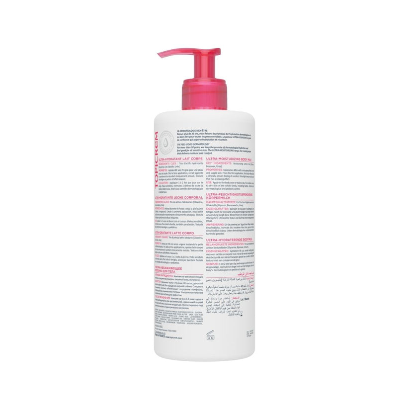 Topicrem Ultra Moisturising Body Milk 500 ml