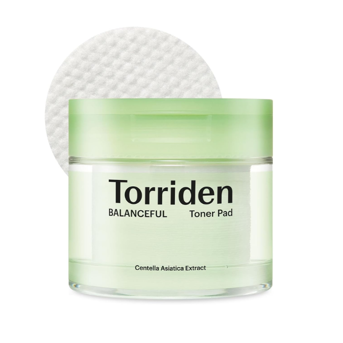 Torriden Balanceful Vegan Centella Toner Pad 60s