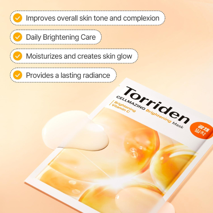 Torriden Cellmazing Vegan Brightening Mask 26ml
