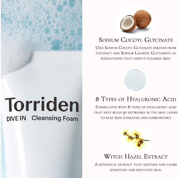 Torriden Dive In Vegan Cleansing Foam 150ml