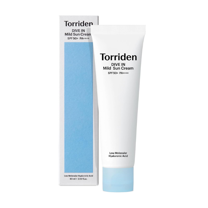 Torriden Dive In Vegan Mild Sun SPF50+ Cream 60ml