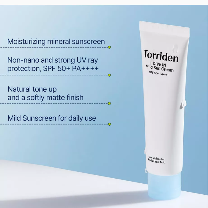 Torriden Dive In Vegan Moisture Sun SPF50+ Cream 60ml