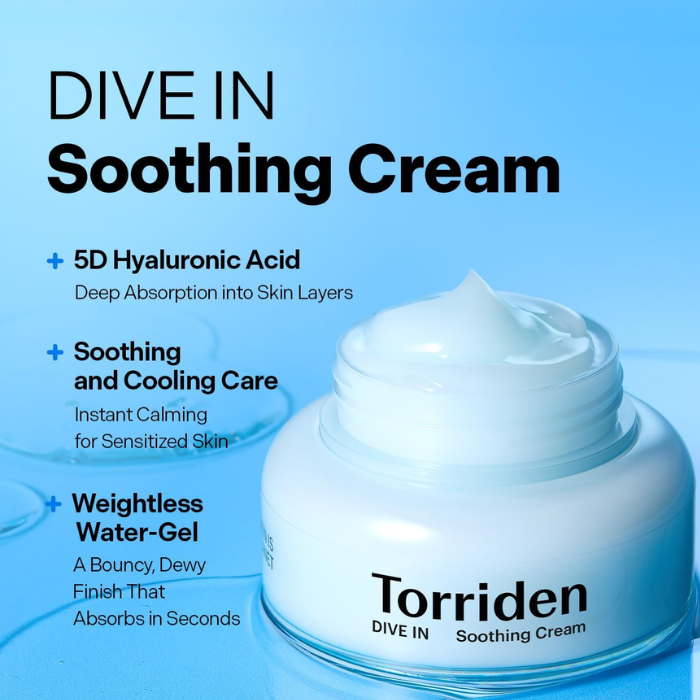 Torriden Dive In Vegan Soothing Cream 100ml