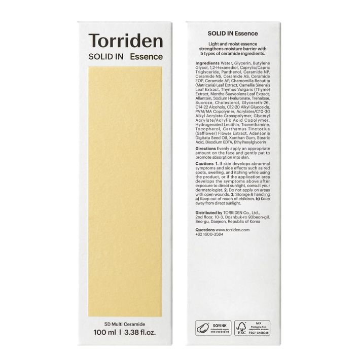 Torriden Solid In Vegan 5D Multi Ceramide Essence 100ml