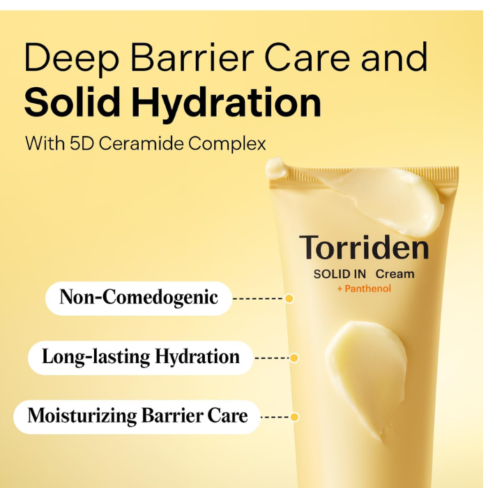 Torriden Solid In Vegan D-Panthenol Ceramide Cream 70ml