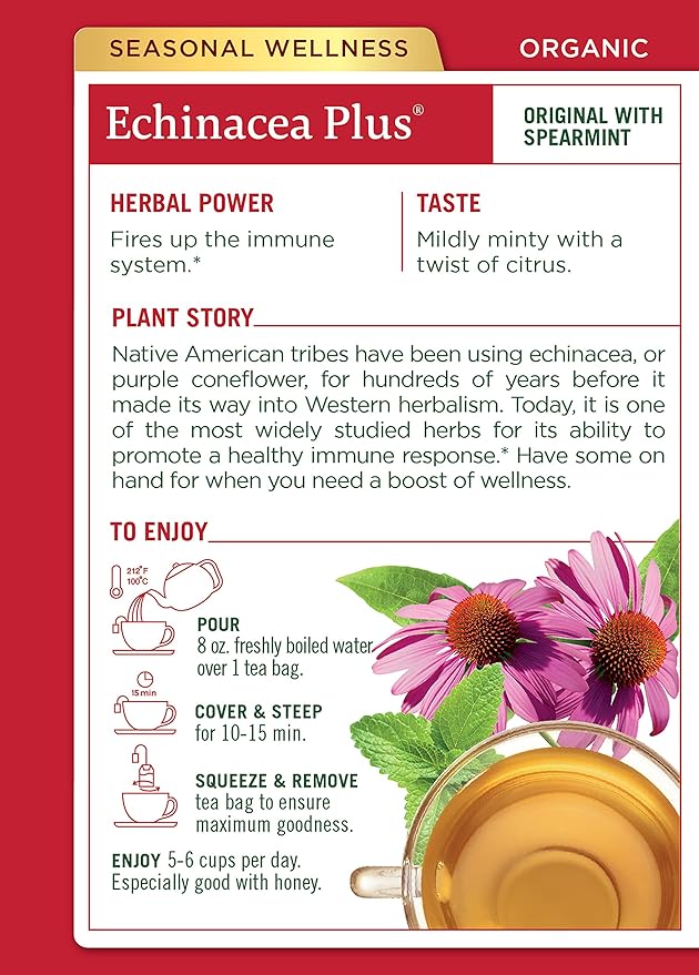 Traditional Medicinals Echinacea Plus 16 Tea Bags