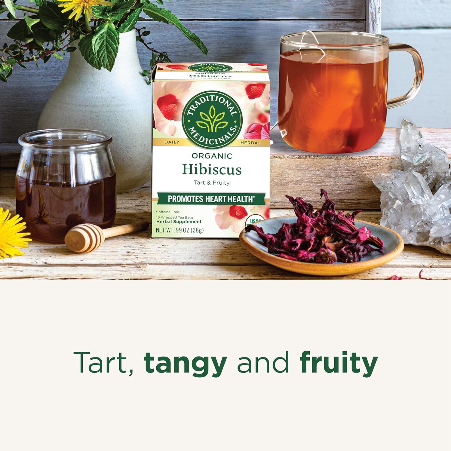 Traditional Medicinals Hibiscus 16 Tea Bags